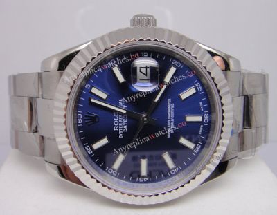 NEW UPGRADED Replica Rolex Datejust II - SS Blue Face - DJII Watch 41MM
